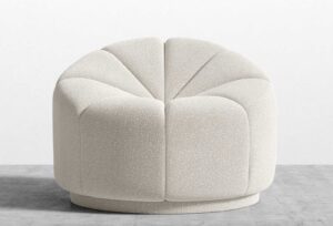 chaise blanche coquillage