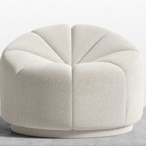 chaise blanche coquillage